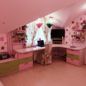 Проект "Моя детская" на портале TUT.BY: Розовая комната для современной принцессы